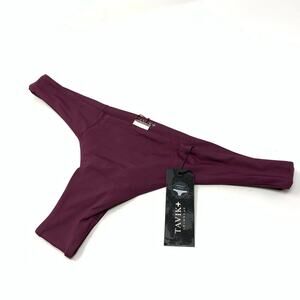 Tavik Ali Mini Swim Bottom Merlot Size Large NEW